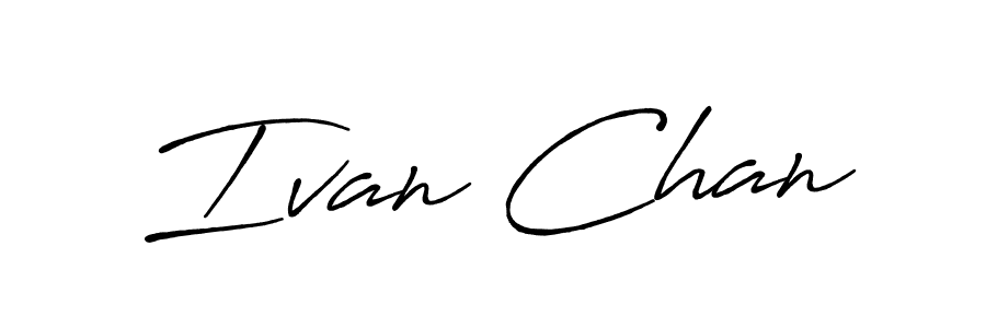 How to make Ivan Chan signature? Antro_Vectra_Bolder is a professional autograph style. Create handwritten signature for Ivan Chan name. Ivan Chan signature style 7 images and pictures png