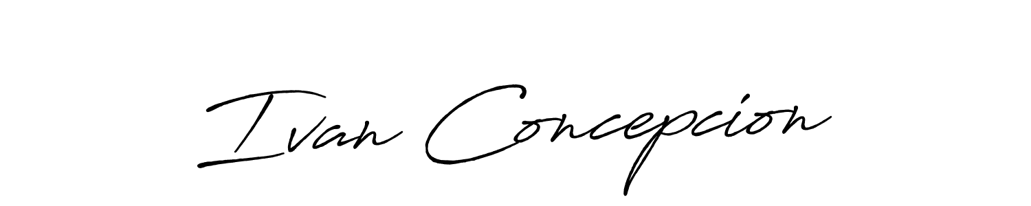 Once you've used our free online signature maker to create your best signature Antro_Vectra_Bolder style, it's time to enjoy all of the benefits that Ivan Concepcion name signing documents. Ivan Concepcion signature style 7 images and pictures png