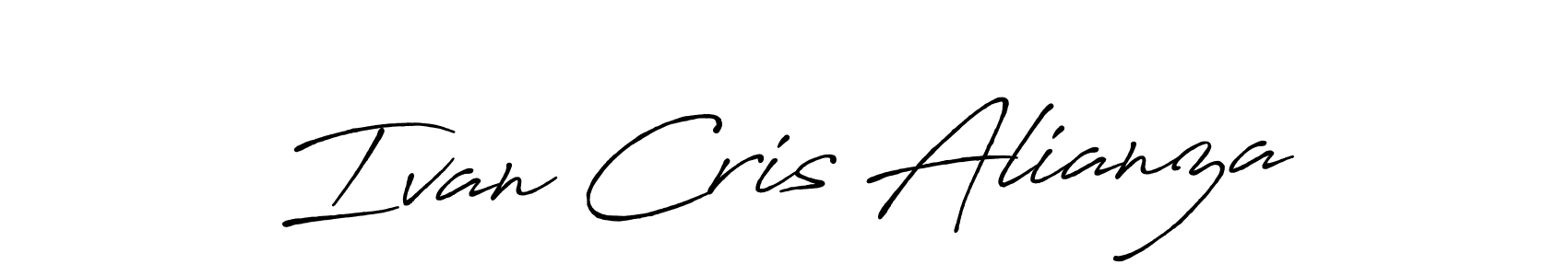 How to make Ivan Cris Alianza signature? Antro_Vectra_Bolder is a professional autograph style. Create handwritten signature for Ivan Cris Alianza name. Ivan Cris Alianza signature style 7 images and pictures png
