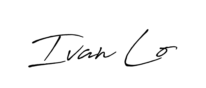 Similarly Antro_Vectra_Bolder is the best handwritten signature design. Signature creator online .You can use it as an online autograph creator for name Ivan Lo. Ivan Lo signature style 7 images and pictures png