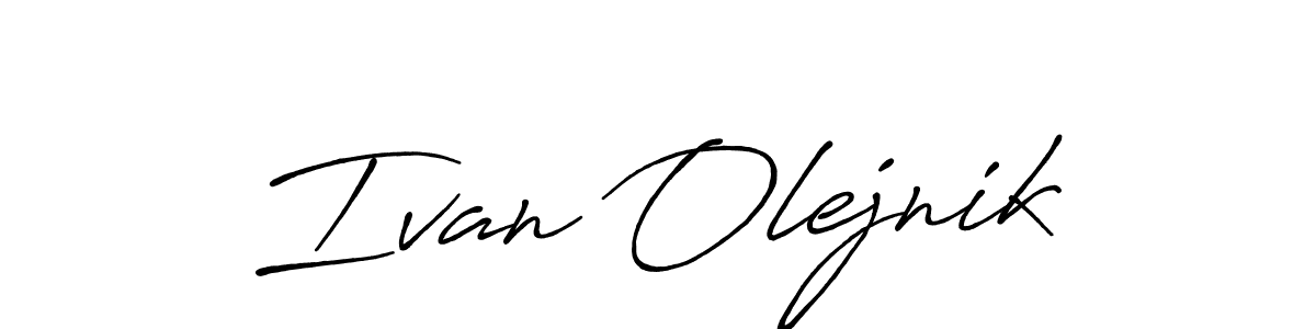 Once you've used our free online signature maker to create your best signature Antro_Vectra_Bolder style, it's time to enjoy all of the benefits that Ivan Olejnik name signing documents. Ivan Olejnik signature style 7 images and pictures png