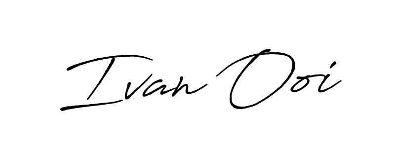 It looks lik you need a new signature style for name Ivan Ooi. Design unique handwritten (Antro_Vectra_Bolder) signature with our free signature maker in just a few clicks. Ivan Ooi signature style 7 images and pictures png