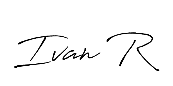 Once you've used our free online signature maker to create your best signature Antro_Vectra_Bolder style, it's time to enjoy all of the benefits that Ivan R name signing documents. Ivan R signature style 7 images and pictures png