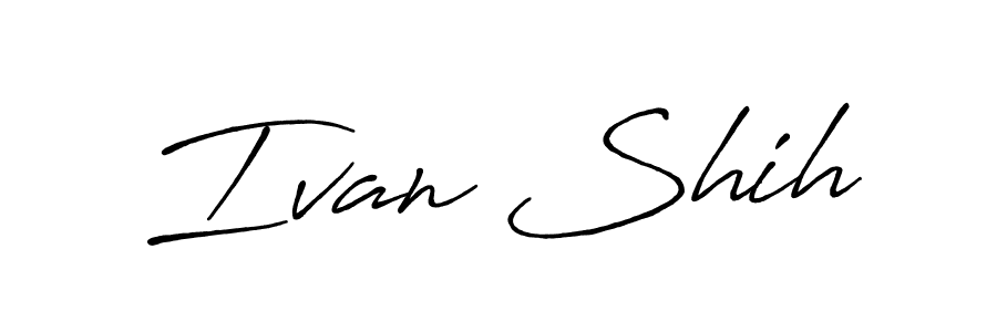 Also we have Ivan Shih name is the best signature style. Create professional handwritten signature collection using Antro_Vectra_Bolder autograph style. Ivan Shih signature style 7 images and pictures png