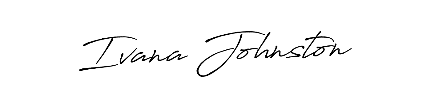 Make a short Ivana Johnston signature style. Manage your documents anywhere anytime using Antro_Vectra_Bolder. Create and add eSignatures, submit forms, share and send files easily. Ivana Johnston signature style 7 images and pictures png