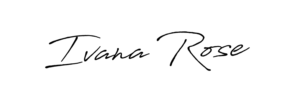 Once you've used our free online signature maker to create your best signature Antro_Vectra_Bolder style, it's time to enjoy all of the benefits that Ivana Rose name signing documents. Ivana Rose signature style 7 images and pictures png