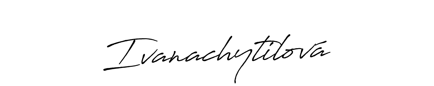 Ivanachytilová stylish signature style. Best Handwritten Sign (Antro_Vectra_Bolder) for my name. Handwritten Signature Collection Ideas for my name Ivanachytilová. Ivanachytilová signature style 7 images and pictures png