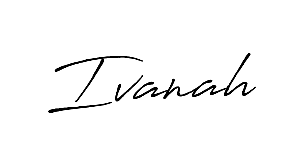 Also You can easily find your signature by using the search form. We will create Ivanah name handwritten signature images for you free of cost using Antro_Vectra_Bolder sign style. Ivanah signature style 7 images and pictures png