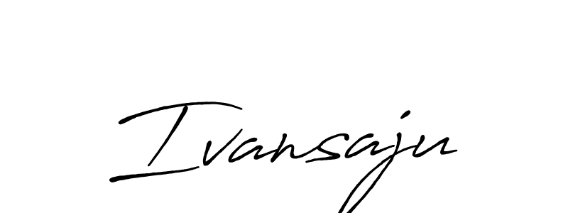 if you are searching for the best signature style for your name Ivansaju. so please give up your signature search. here we have designed multiple signature styles  using Antro_Vectra_Bolder. Ivansaju signature style 7 images and pictures png
