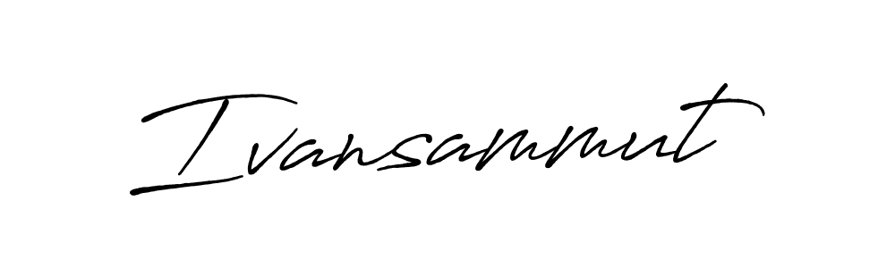 How to make Ivansammut signature? Antro_Vectra_Bolder is a professional autograph style. Create handwritten signature for Ivansammut name. Ivansammut signature style 7 images and pictures png