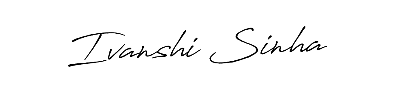if you are searching for the best signature style for your name Ivanshi Sinha. so please give up your signature search. here we have designed multiple signature styles  using Antro_Vectra_Bolder. Ivanshi Sinha signature style 7 images and pictures png