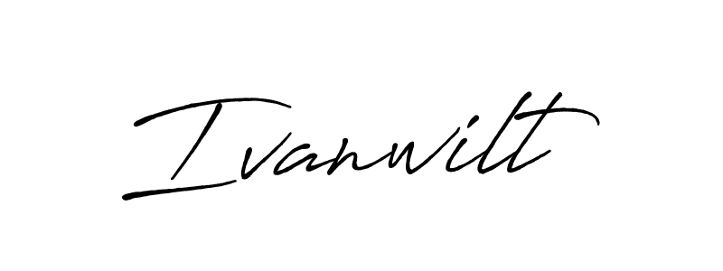 Also we have Ivanwilt name is the best signature style. Create professional handwritten signature collection using Antro_Vectra_Bolder autograph style. Ivanwilt signature style 7 images and pictures png