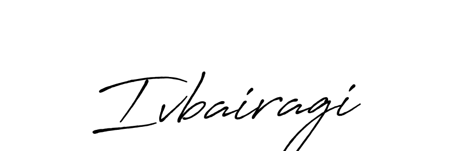 Ivbairagi stylish signature style. Best Handwritten Sign (Antro_Vectra_Bolder) for my name. Handwritten Signature Collection Ideas for my name Ivbairagi. Ivbairagi signature style 7 images and pictures png