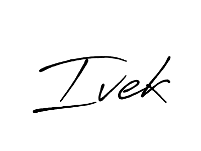 Also You can easily find your signature by using the search form. We will create Ivek name handwritten signature images for you free of cost using Antro_Vectra_Bolder sign style. Ivek signature style 7 images and pictures png