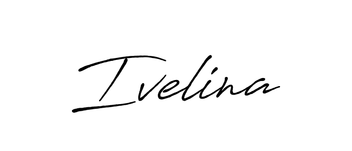 Also we have Ivelina name is the best signature style. Create professional handwritten signature collection using Antro_Vectra_Bolder autograph style. Ivelina signature style 7 images and pictures png