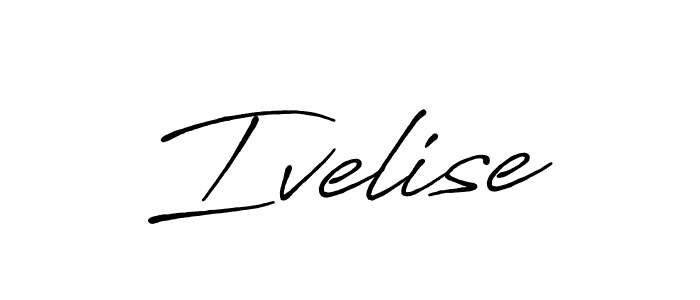 The best way (Antro_Vectra_Bolder) to make a short signature is to pick only two or three words in your name. The name Ivelise include a total of six letters. For converting this name. Ivelise signature style 7 images and pictures png