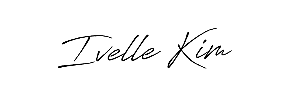 Design your own signature with our free online signature maker. With this signature software, you can create a handwritten (Antro_Vectra_Bolder) signature for name Ivelle Kim. Ivelle Kim signature style 7 images and pictures png