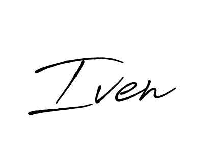 You should practise on your own different ways (Antro_Vectra_Bolder) to write your name (Iven) in signature. don't let someone else do it for you. Iven signature style 7 images and pictures png