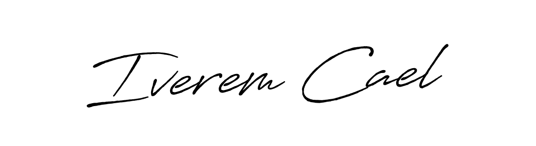 It looks lik you need a new signature style for name Iverem Cael. Design unique handwritten (Antro_Vectra_Bolder) signature with our free signature maker in just a few clicks. Iverem Cael signature style 7 images and pictures png