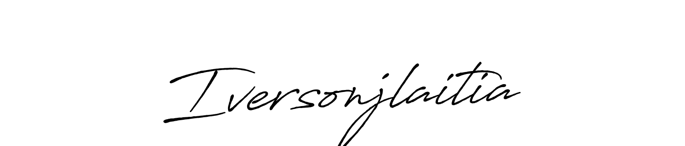 It looks lik you need a new signature style for name Iversonjlaitia. Design unique handwritten (Antro_Vectra_Bolder) signature with our free signature maker in just a few clicks. Iversonjlaitia signature style 7 images and pictures png