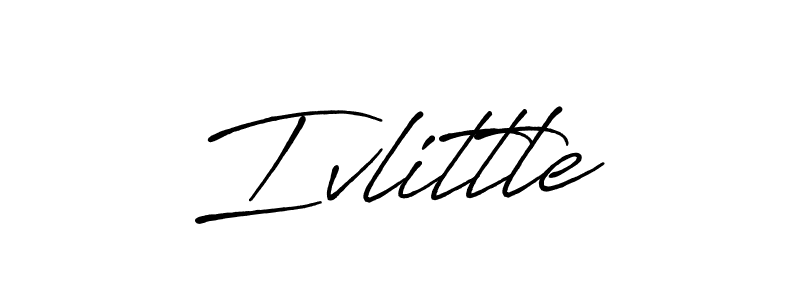 Antro_Vectra_Bolder is a professional signature style that is perfect for those who want to add a touch of class to their signature. It is also a great choice for those who want to make their signature more unique. Get Ivlittle name to fancy signature for free. Ivlittle signature style 7 images and pictures png