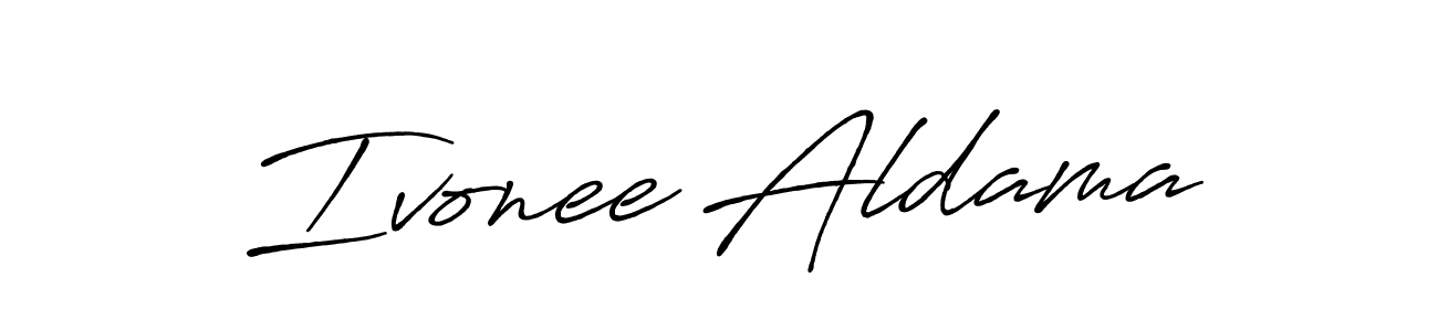 It looks lik you need a new signature style for name Ivonee Aldama. Design unique handwritten (Antro_Vectra_Bolder) signature with our free signature maker in just a few clicks. Ivonee Aldama signature style 7 images and pictures png