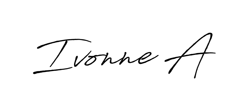 This is the best signature style for the Ivonne A name. Also you like these signature font (Antro_Vectra_Bolder). Mix name signature. Ivonne A signature style 7 images and pictures png