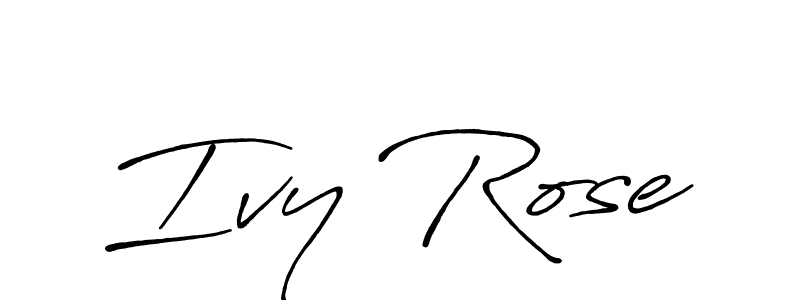 You can use this online signature creator to create a handwritten signature for the name Ivy Rose. This is the best online autograph maker. Ivy Rose signature style 7 images and pictures png