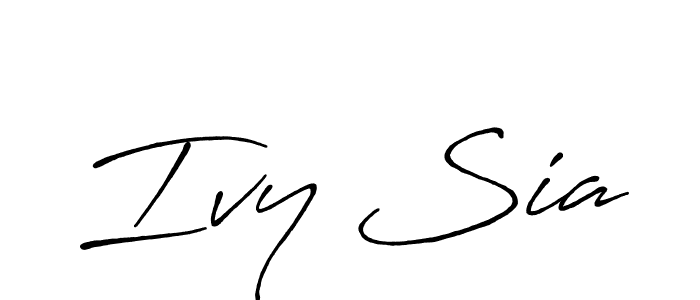 Here are the top 10 professional signature styles for the name Ivy Sia. These are the best autograph styles you can use for your name. Ivy Sia signature style 7 images and pictures png