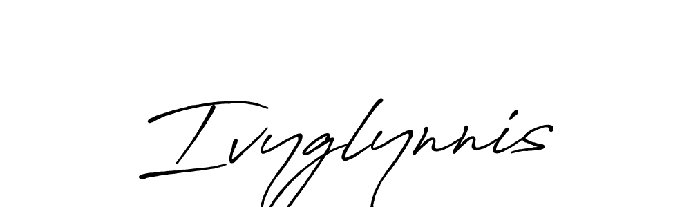 Design your own signature with our free online signature maker. With this signature software, you can create a handwritten (Antro_Vectra_Bolder) signature for name Ivyglynnis. Ivyglynnis signature style 7 images and pictures png