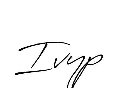 It looks lik you need a new signature style for name Ivyp. Design unique handwritten (Antro_Vectra_Bolder) signature with our free signature maker in just a few clicks. Ivyp signature style 7 images and pictures png