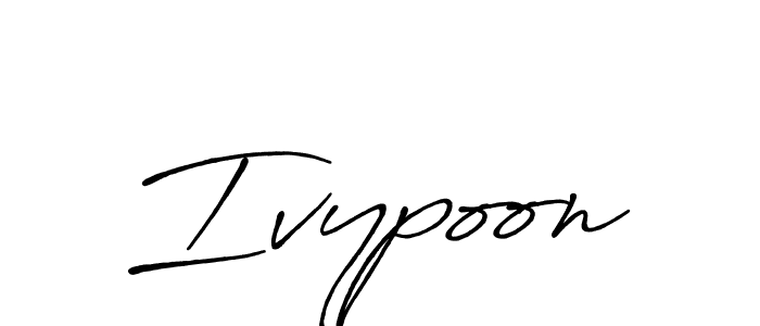 Make a beautiful signature design for name Ivypoon. Use this online signature maker to create a handwritten signature for free. Ivypoon signature style 7 images and pictures png