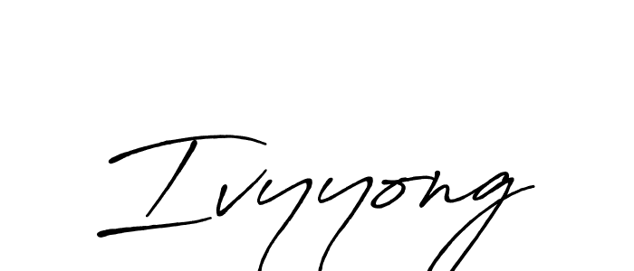 Similarly Antro_Vectra_Bolder is the best handwritten signature design. Signature creator online .You can use it as an online autograph creator for name Ivyyong. Ivyyong signature style 7 images and pictures png