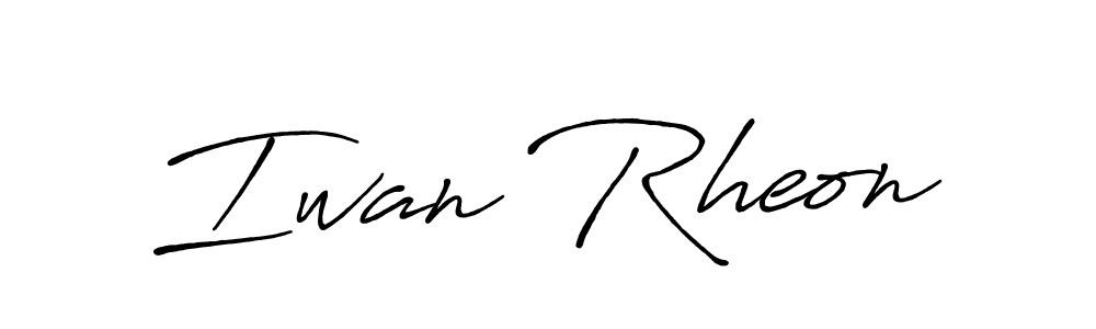 Make a beautiful signature design for name Iwan Rheon. Use this online signature maker to create a handwritten signature for free. Iwan Rheon signature style 7 images and pictures png