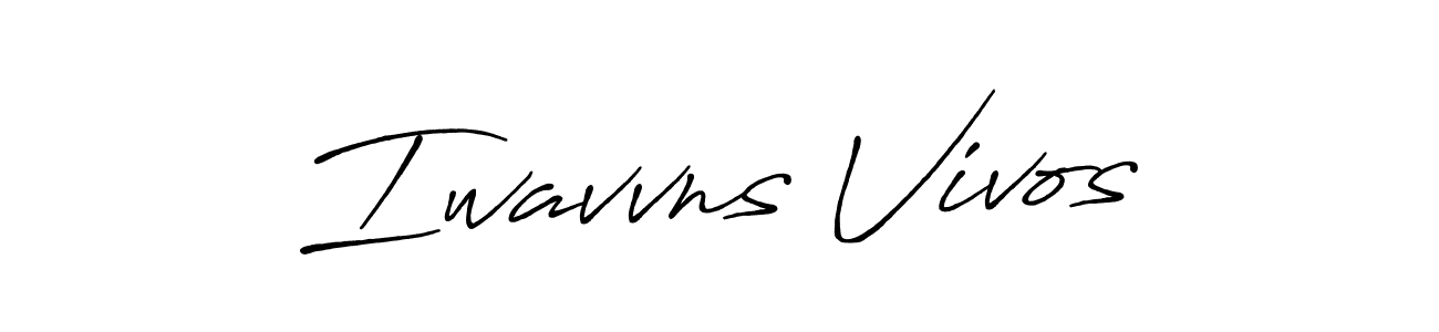 How to Draw Iwavvns Vivos signature style? Antro_Vectra_Bolder is a latest design signature styles for name Iwavvns Vivos. Iwavvns Vivos signature style 7 images and pictures png