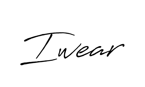 Design your own signature with our free online signature maker. With this signature software, you can create a handwritten (Antro_Vectra_Bolder) signature for name Iwear. Iwear signature style 7 images and pictures png