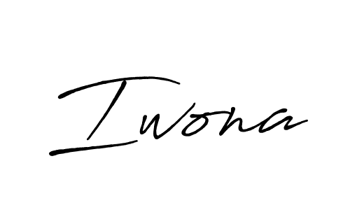 Similarly Antro_Vectra_Bolder is the best handwritten signature design. Signature creator online .You can use it as an online autograph creator for name Iwona. Iwona signature style 7 images and pictures png