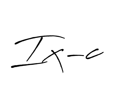 Design your own signature with our free online signature maker. With this signature software, you can create a handwritten (Antro_Vectra_Bolder) signature for name Ix-c. Ix-c signature style 7 images and pictures png