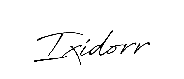 Make a beautiful signature design for name Ixidorr. With this signature (Antro_Vectra_Bolder) style, you can create a handwritten signature for free. Ixidorr signature style 7 images and pictures png