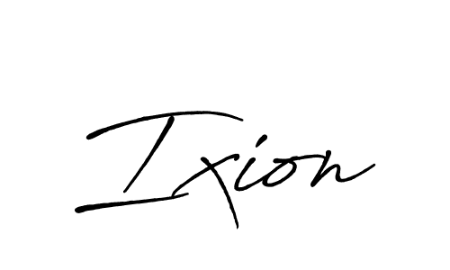 Ixion stylish signature style. Best Handwritten Sign (Antro_Vectra_Bolder) for my name. Handwritten Signature Collection Ideas for my name Ixion. Ixion signature style 7 images and pictures png