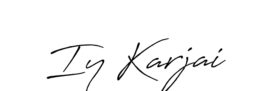 Best and Professional Signature Style for Iy Karjai. Antro_Vectra_Bolder Best Signature Style Collection. Iy Karjai signature style 7 images and pictures png