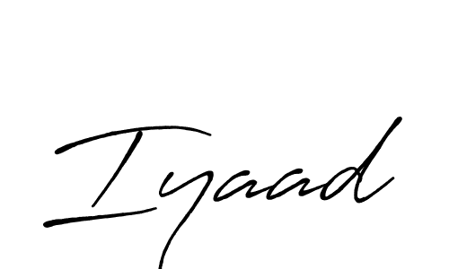 Also we have Iyaad name is the best signature style. Create professional handwritten signature collection using Antro_Vectra_Bolder autograph style. Iyaad signature style 7 images and pictures png