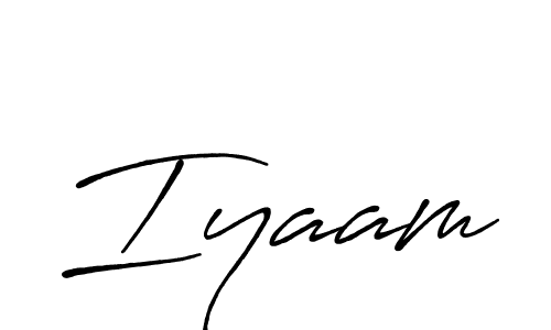 How to make Iyaam signature? Antro_Vectra_Bolder is a professional autograph style. Create handwritten signature for Iyaam name. Iyaam signature style 7 images and pictures png