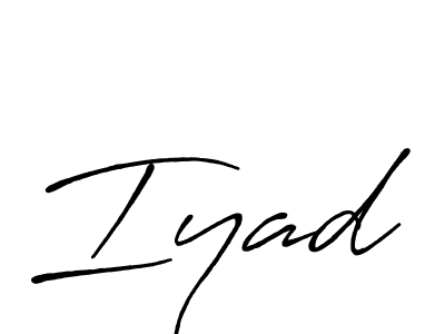 Make a beautiful signature design for name Iyad. Use this online signature maker to create a handwritten signature for free. Iyad signature style 7 images and pictures png