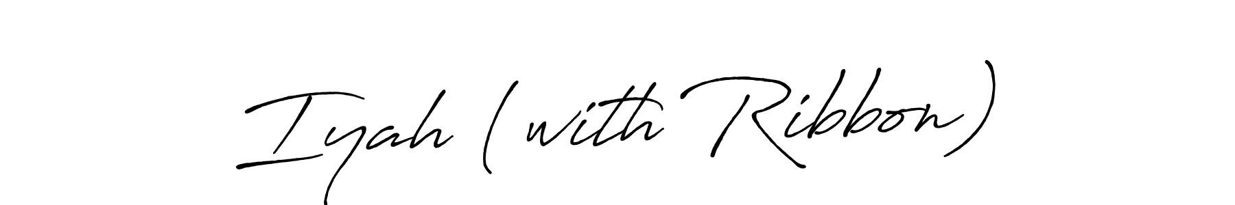 Make a beautiful signature design for name Iyah (with Ribbon). Use this online signature maker to create a handwritten signature for free. Iyah (with Ribbon) signature style 7 images and pictures png