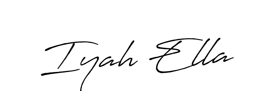 This is the best signature style for the Iyah Ella name. Also you like these signature font (Antro_Vectra_Bolder). Mix name signature. Iyah Ella signature style 7 images and pictures png