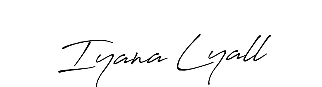 How to make Iyana Lyall signature? Antro_Vectra_Bolder is a professional autograph style. Create handwritten signature for Iyana Lyall name. Iyana Lyall signature style 7 images and pictures png