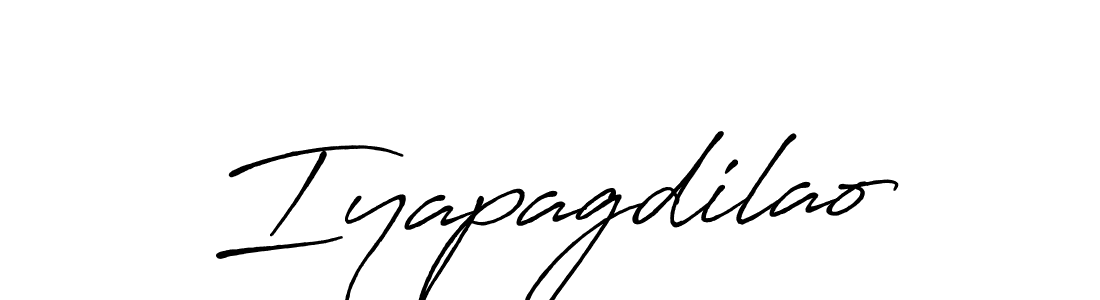 Use a signature maker to create a handwritten signature online. With this signature software, you can design (Antro_Vectra_Bolder) your own signature for name Iyapagdilao. Iyapagdilao signature style 7 images and pictures png