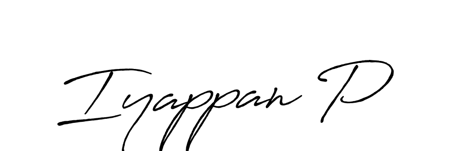 if you are searching for the best signature style for your name Iyappan P. so please give up your signature search. here we have designed multiple signature styles  using Antro_Vectra_Bolder. Iyappan P signature style 7 images and pictures png