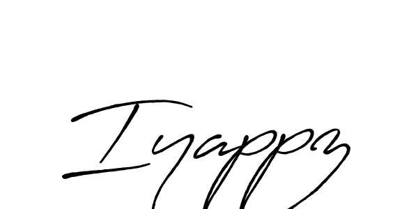How to Draw Iyappz signature style? Antro_Vectra_Bolder is a latest design signature styles for name Iyappz. Iyappz signature style 7 images and pictures png